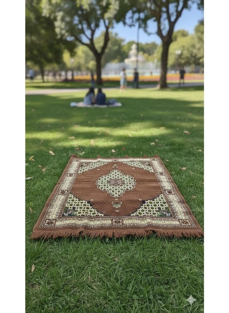 Excellent velvet carpets and rugs, padded and soft to the touch, with beautiful 3D patterns a ground seating mat for trips, camping, hiking, and wilderness, a luxurious rug, size 300x200 cm